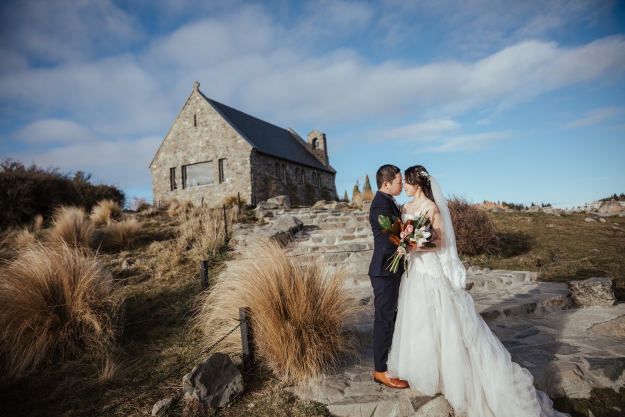 New Zealand Lake Tekapo, Lake Pukaki and Arrowtown Pre-Wedding Photoshoot by Fei on OneThreeOneFour 27