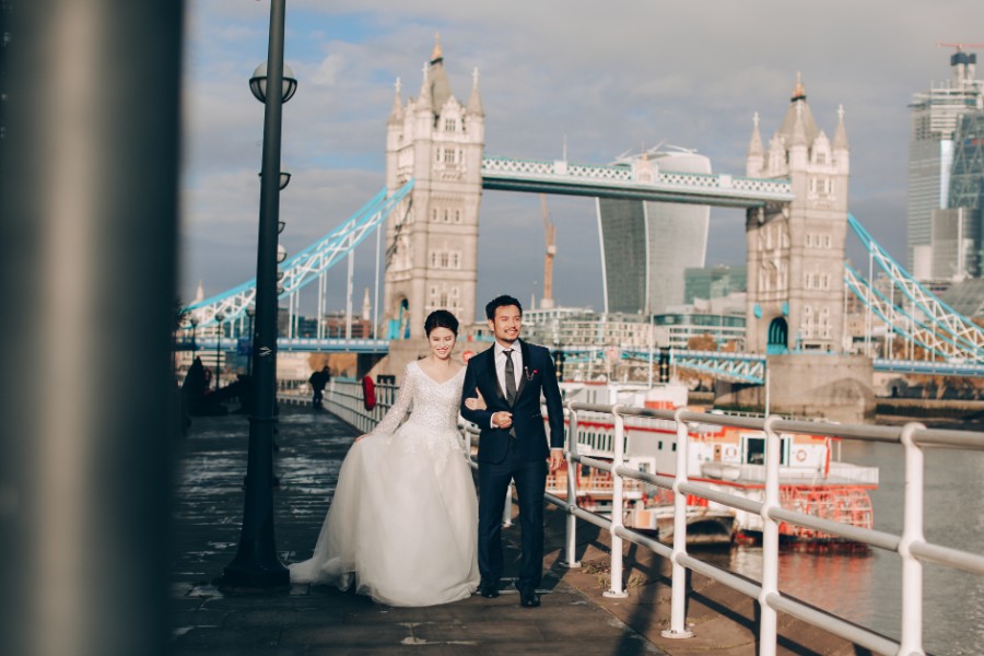 London Pre-Wedding Photoshoot At Big Ben, Millennium Bridge, Tower Bridge, Palace of Westminister and St.Paul Cathedral  by Dom on OneThreeOneFour 0