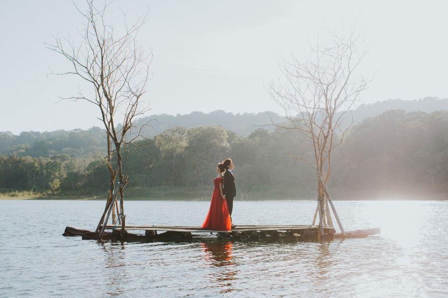 M&J: Pre-Wedding Photoshoot for a Japanese couple in Bali at Lake Tamblingan and Munduk Waterfall by Cahya on OneThreeOneFour 9