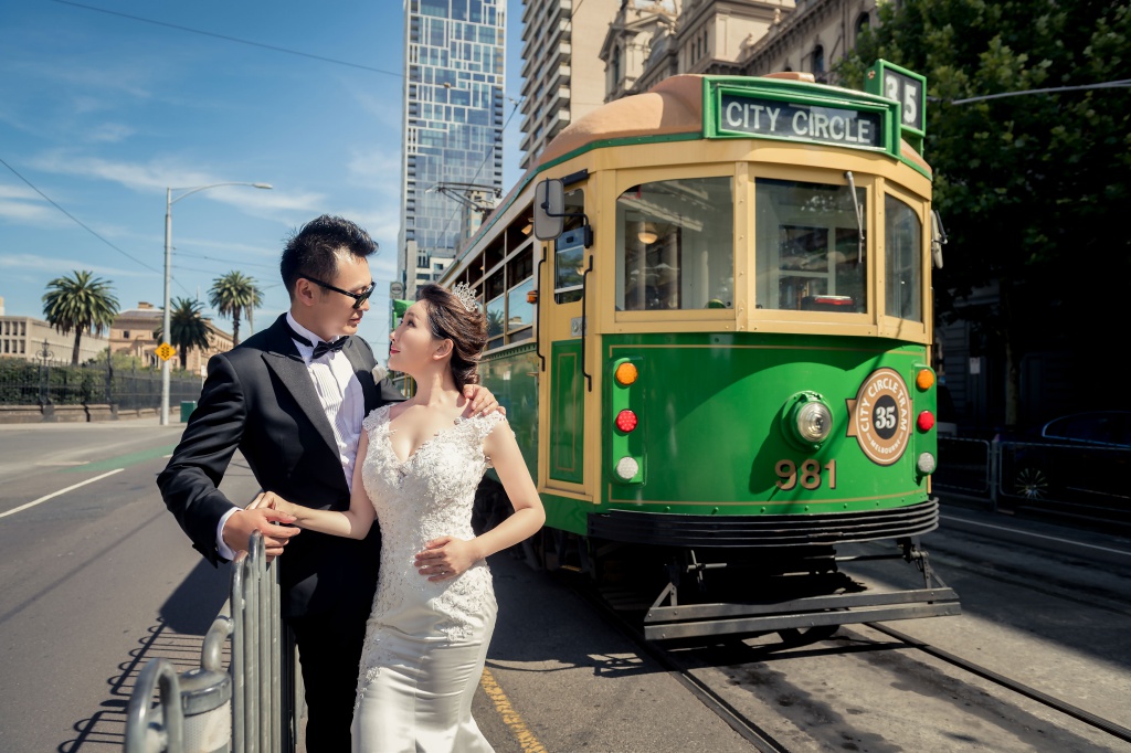 Melbourne Outdoor Pre-Wedding Photoshoot Around The City  by Lin on OneThreeOneFour 8