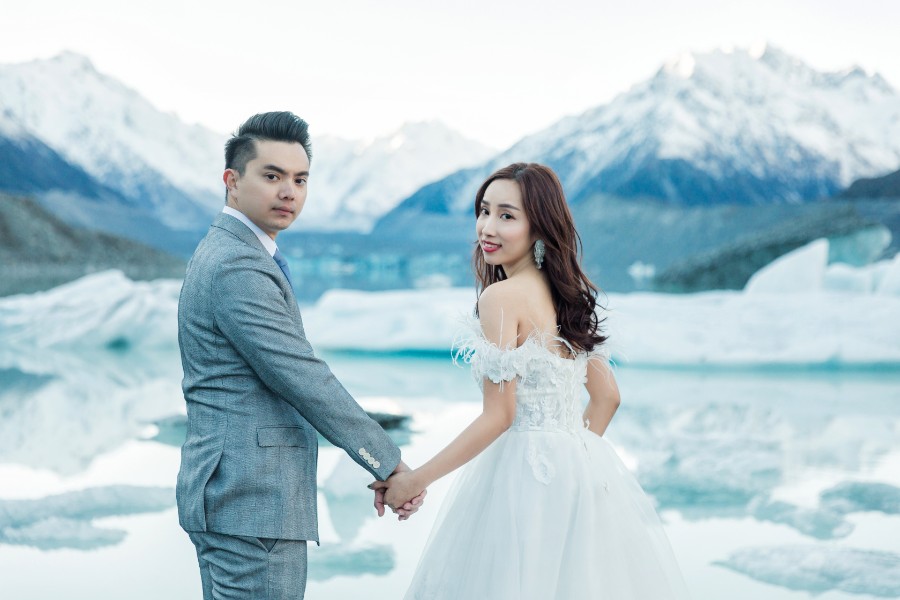 紐西蘭婚紗拍攝 - 庫克山冰川 by Fei on OneThreeOneFour 46