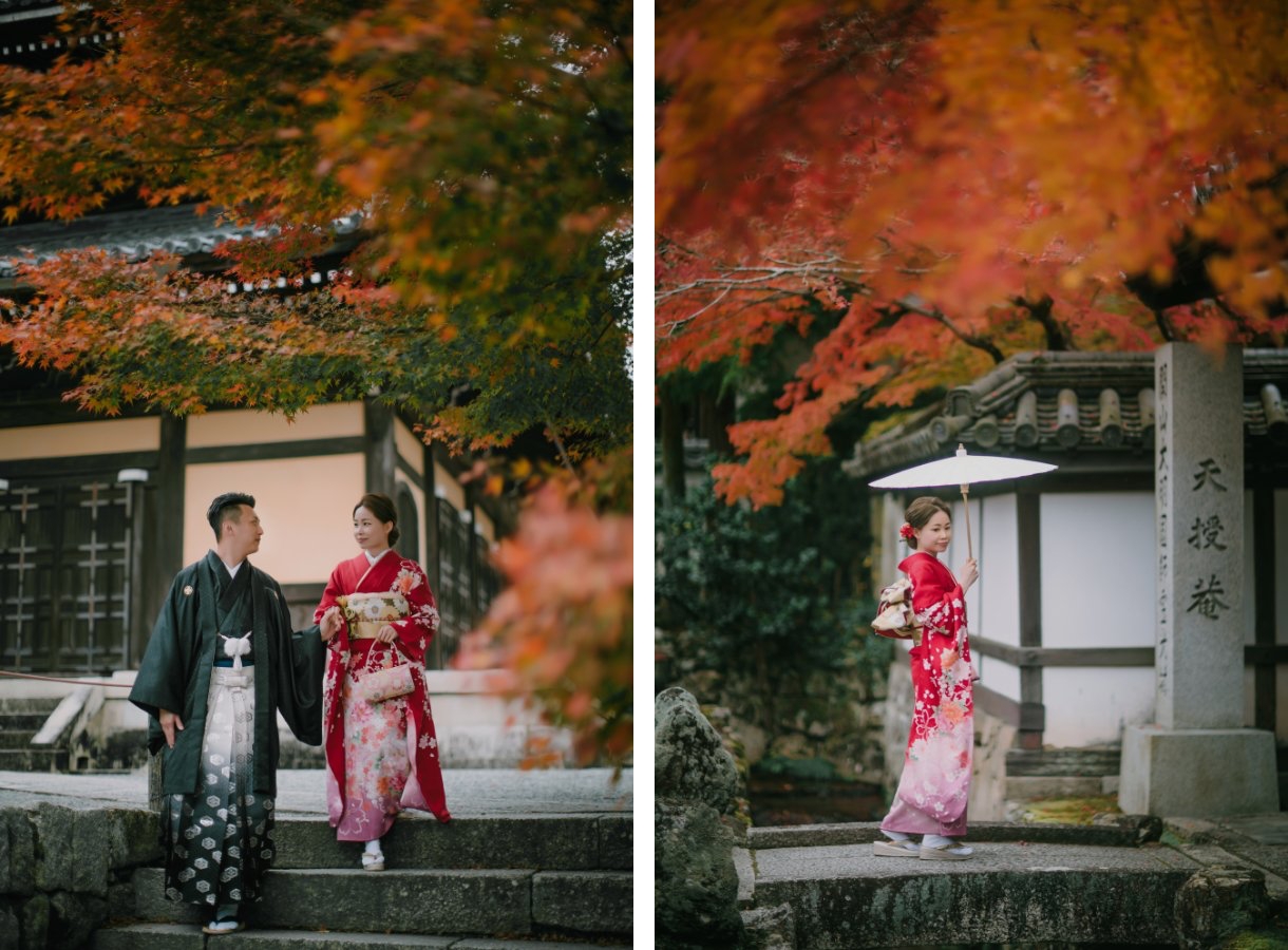 Autumn Japan Kyoto Pre-Wedding Photoshoot At Nara Deer Park and Gion by Kinosaki on OneThreeOneFour 8