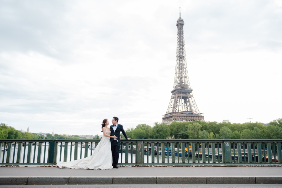 Parisian Elegance: Steven & Diana's Love Story at the Eiffel Tower, Palais Royal, Jardins Du Royal, Avenue de Camoens, and More by Arnel on OneThreeOneFour 5