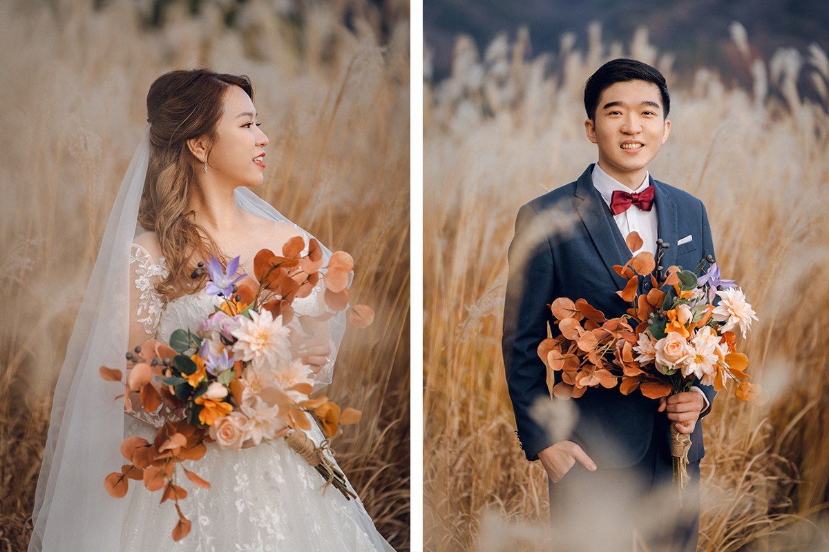 Autumn Maple Leaves Pre-Wedding Photoshoot in Mount Fuji  by Dahe on OneThreeOneFour 17