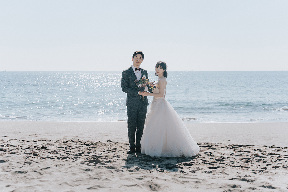 Tokyo Pre-Wedding at Beach & Odaiba Statue of Liberty by Cui Cui on OneThreeOneFour 0