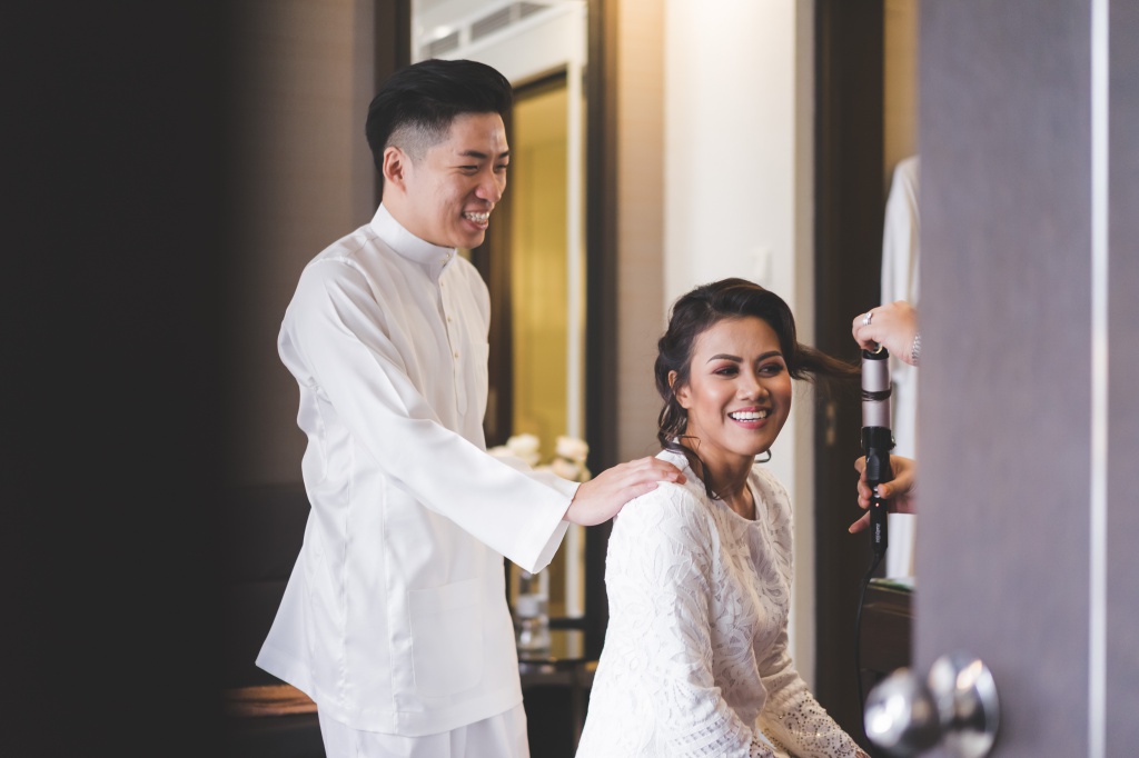 Singapore Wedding Day Photoshoot With Multi Racial Malay And Chinese Couple  by Michael  on OneThreeOneFour 3