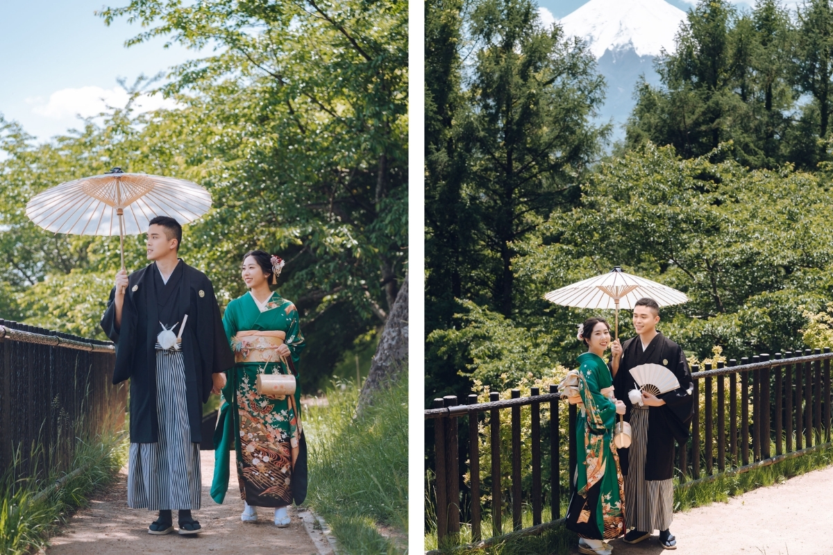 Tokyo Pre-Wedding Photoshoot with Chureito Pagoda, Lake Kawaguchiko, and Shinjuku by Dahe on OneThreeOneFour 8