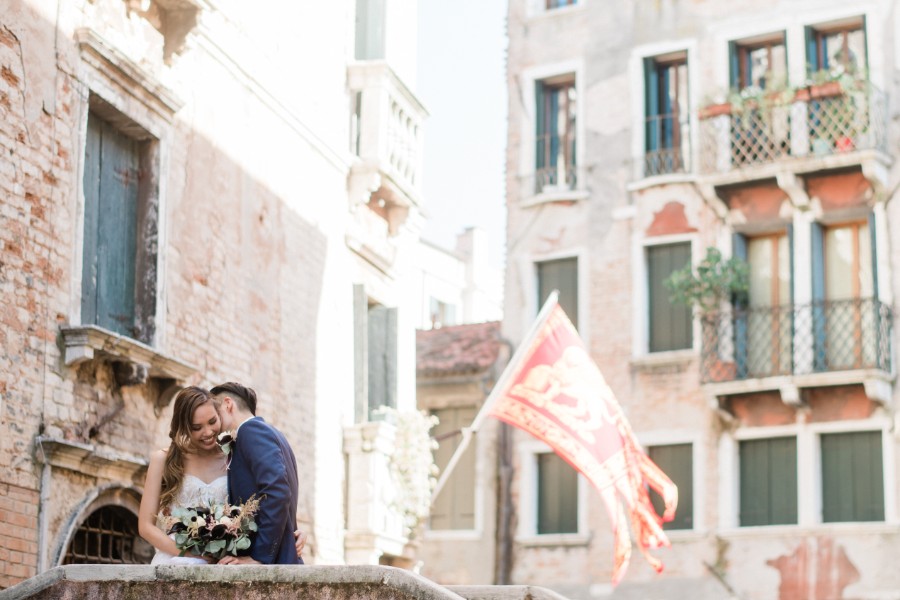 G&B: Venice pre-wedding on a Venetian boat cruising along the river by MS on OneThreeOneFour 8