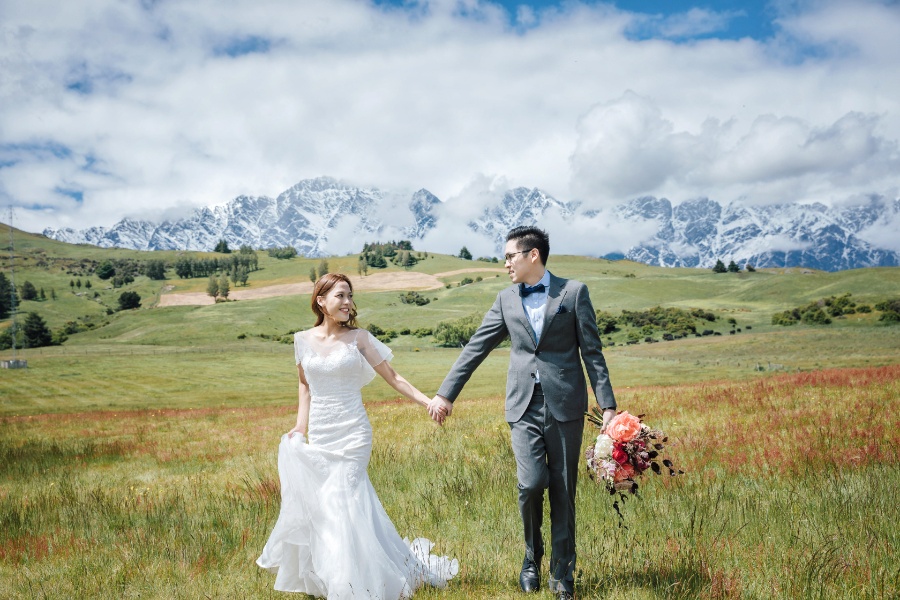 R&M: New Zealand Summer Pre-wedding Photoshoot with Yellow Lupins by Fei on OneThreeOneFour 29