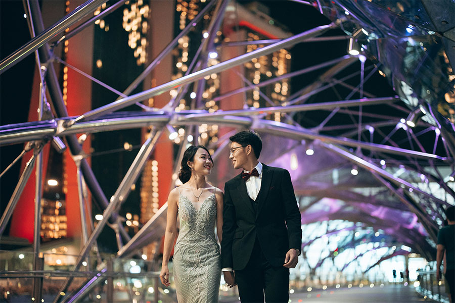 Singapore Pre-Wedding Photoshoot At Summerhouse, Lower Pierce Reservoir And MBS Night Shoot by Cheng on OneThreeOneFour 32