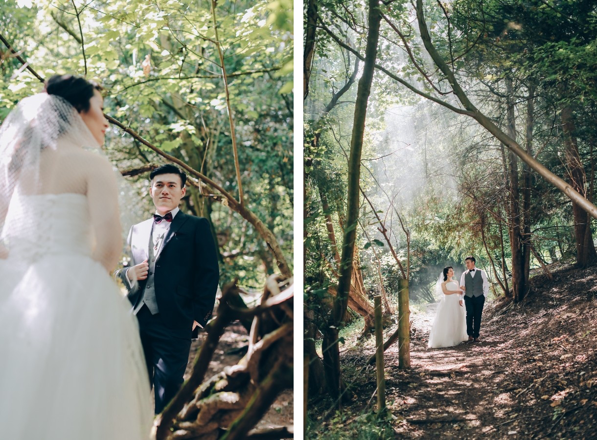 CH&ZW: Nature pre-wedding in London by Dom on OneThreeOneFour 1