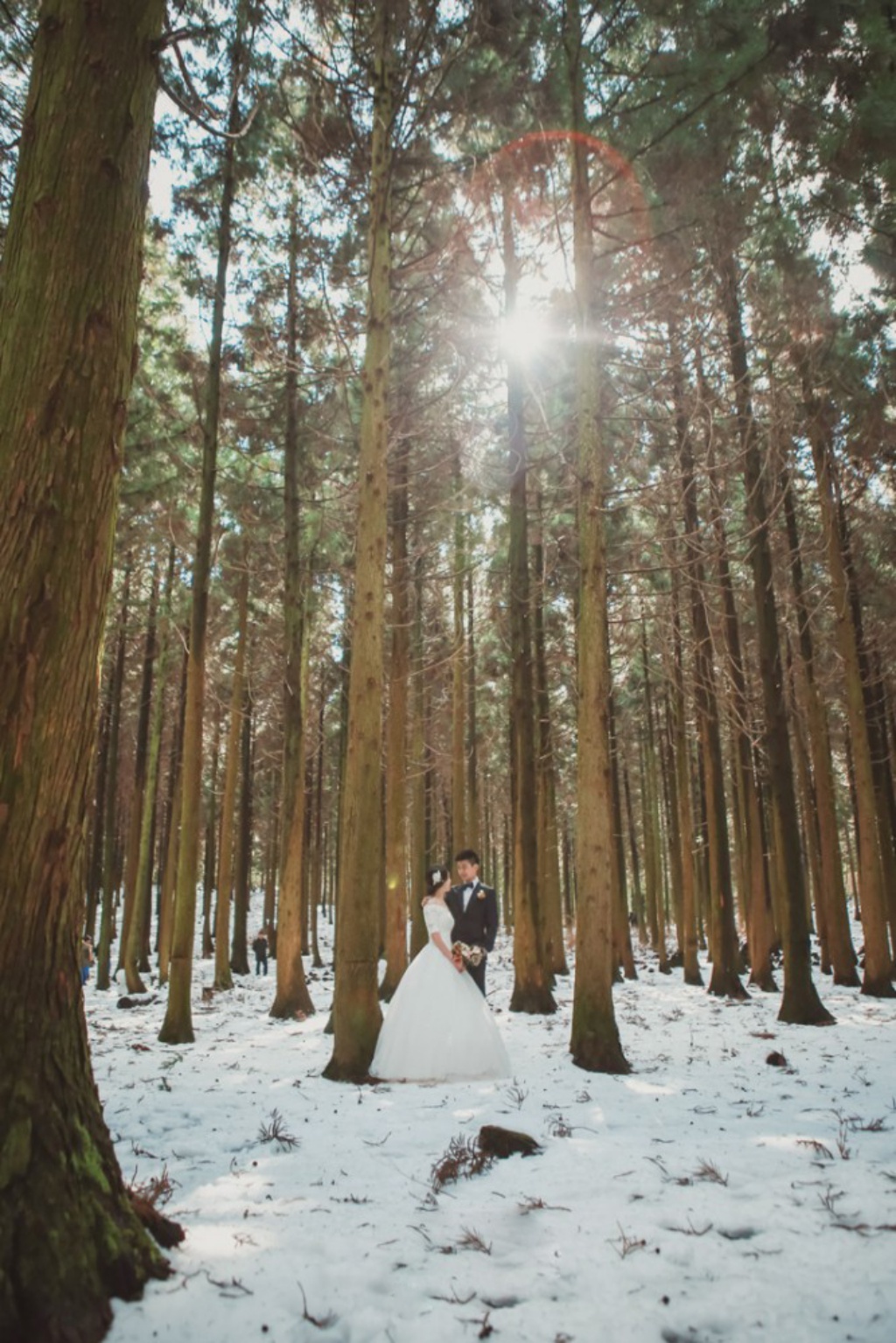 Korea Outdoor Pre-Wedding Photoshoot At Jeju Island During Winter  by Byunghyun on OneThreeOneFour 9