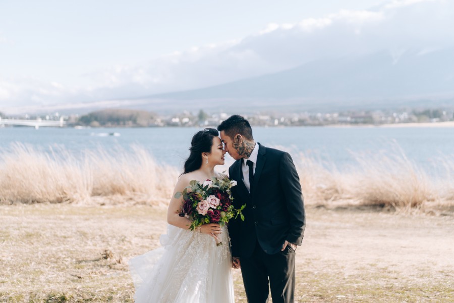 J&A: Pre-wedding in Tokyo with early blooming sakura and Mt Fuji by Dahe on OneThreeOneFour 27