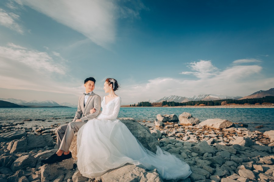 S&D: New Zealand Spring Pre-wedding Photoshoot with Alpacas and Milky Way by Xing on OneThreeOneFour 5