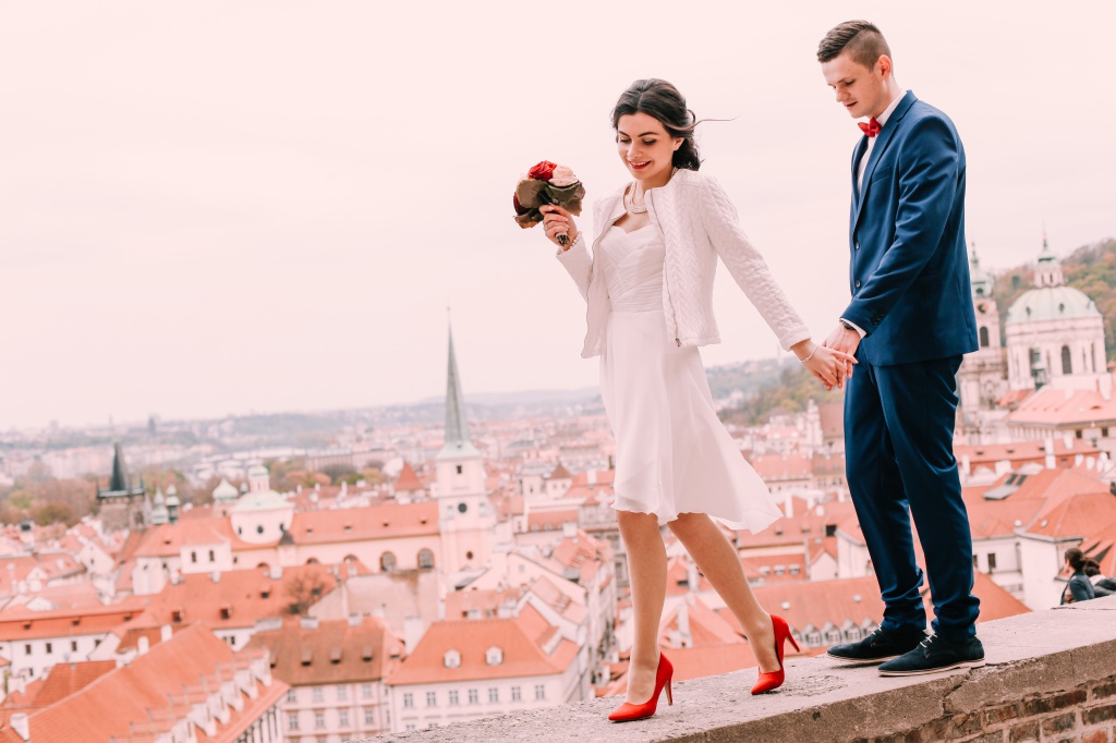 Prague Pre-Wedding Photography At Garden Of The Ramparts In Spring  by Vickie on OneThreeOneFour 12