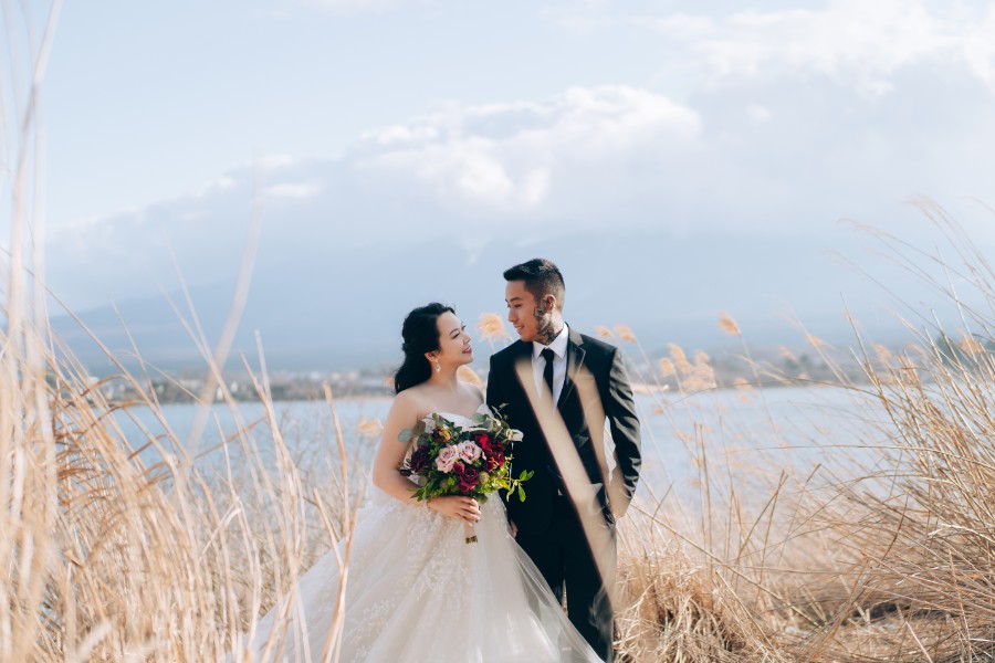 J&A: Pre-wedding in Tokyo with early blooming sakura and Mt Fuji by Dahe on OneThreeOneFour 26