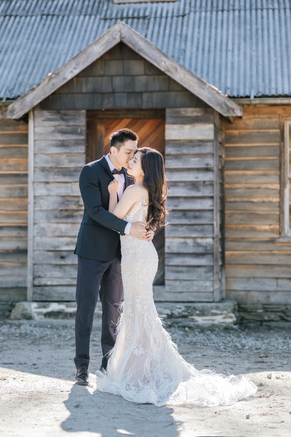 Romantic helicopter outdoor prewedding photoshoot in New Zealand by Fei on OneThreeOneFour 17