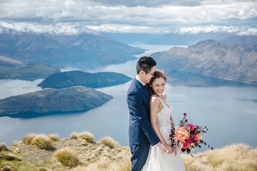R&M: New Zealand Summer Pre-wedding Photoshoot with Yellow Lupins by Fei on OneThreeOneFour 6