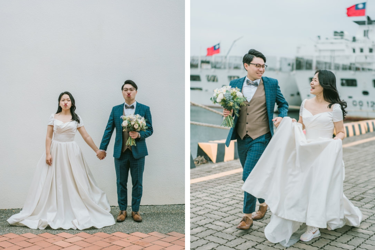 Taiwan Pre-Wedding Photoshoot Waterfront Cafe Streets Playground by  on OneThreeOneFour 9