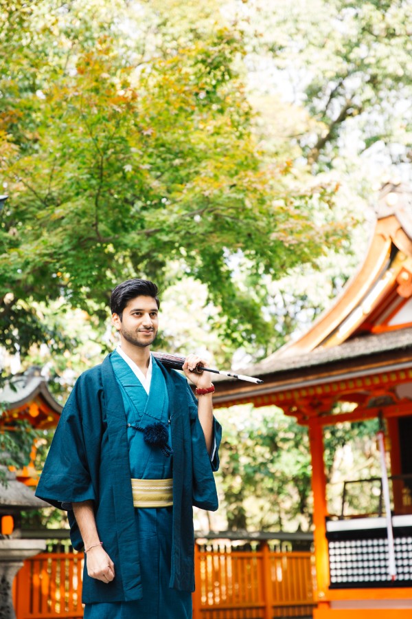 P&K: Indian Kimono Proposal Photoshoot in Kyoto by Daniel on OneThreeOneFour 3