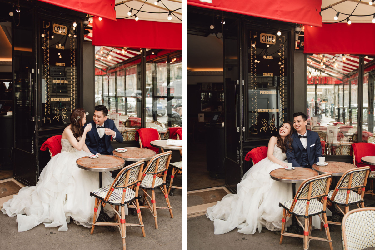 巴厘島婚纱拍攝：：在卡莫恩斯大道、羅浮宮、比爾·哈凱姆橋和巴黎咖啡館。 by Arnel on OneThreeOneFour 7