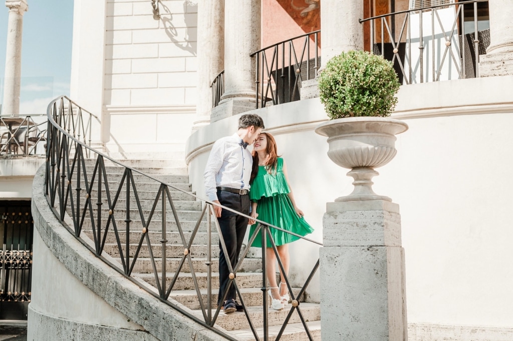 Rome Italy Wedding Photoshoot - Piazza del Campidoglio Colosseum by Olga on OneThreeOneFour 23