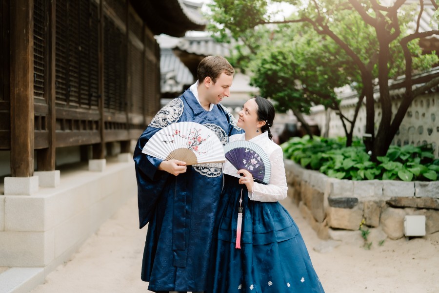 B&J: Hanbok pre-wedding at Namsangol Hanok Village in Seoul by Jungyeol on OneThreeOneFour 29