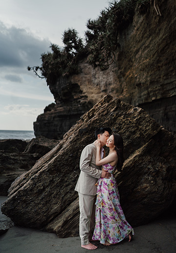 S&WJ: Bali Pre-wedding shoot at Mengening Beach and Nyanyi Beach