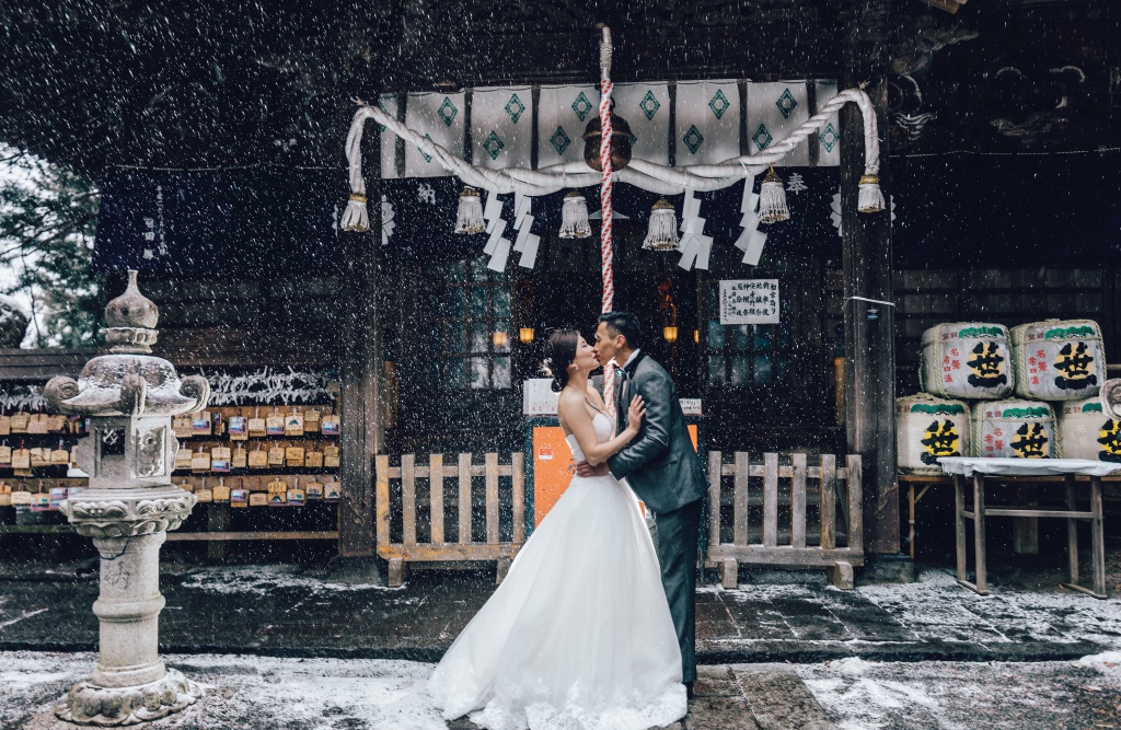 日本東京婚紗拍攝地點 - 冬季和服&寶塔拍攝 by Lenham  on OneThreeOneFour 17