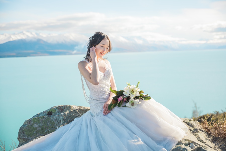 紐西蘭婚紗拍攝 - 蒂卡波湖、普卡基湖與箭鎮 by Fei on OneThreeOneFour 34