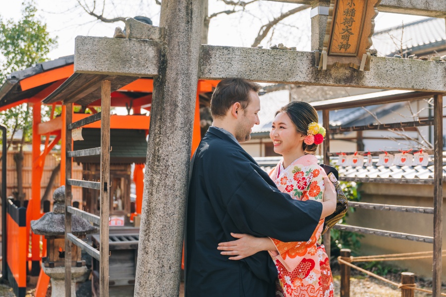 Kyoto Kimono Prewedding Photoshoot Higashiyama District Japan by Shu Hao on OneThreeOneFour 25