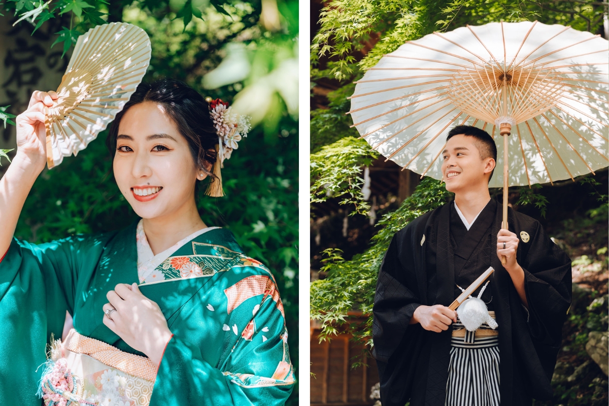 Tokyo Pre-Wedding Photoshoot with Chureito Pagoda, Lake Kawaguchiko, and Shinjuku by Dahe on OneThreeOneFour 4