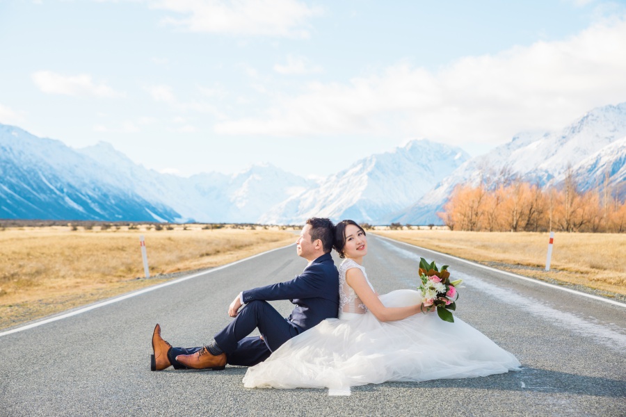New Zealand Lake Tekapo, Lake Pukaki and Arrowtown Pre-Wedding Photoshoot by Fei on OneThreeOneFour 7