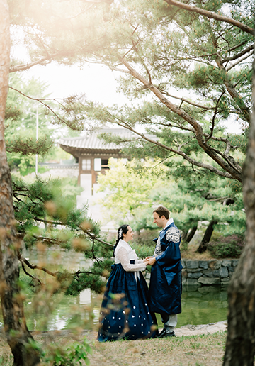 B&J: Hanbok pre-wedding at Namsangol Hanok Village in Seoul