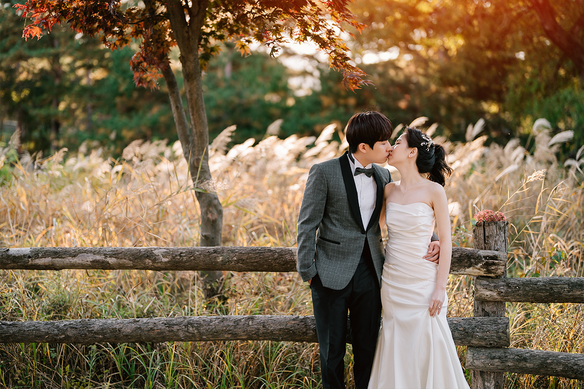 Korea Nami Island Romantic Autumn Pre-Wedding Photoshoot by Jungyeol on OneThreeOneFour 23