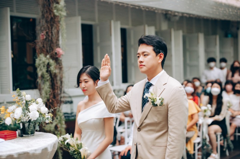 S&B: Lovely Wedding at lush venue, Botanico at the Garage, with Korean couple by Cheng on OneThreeOneFour 28