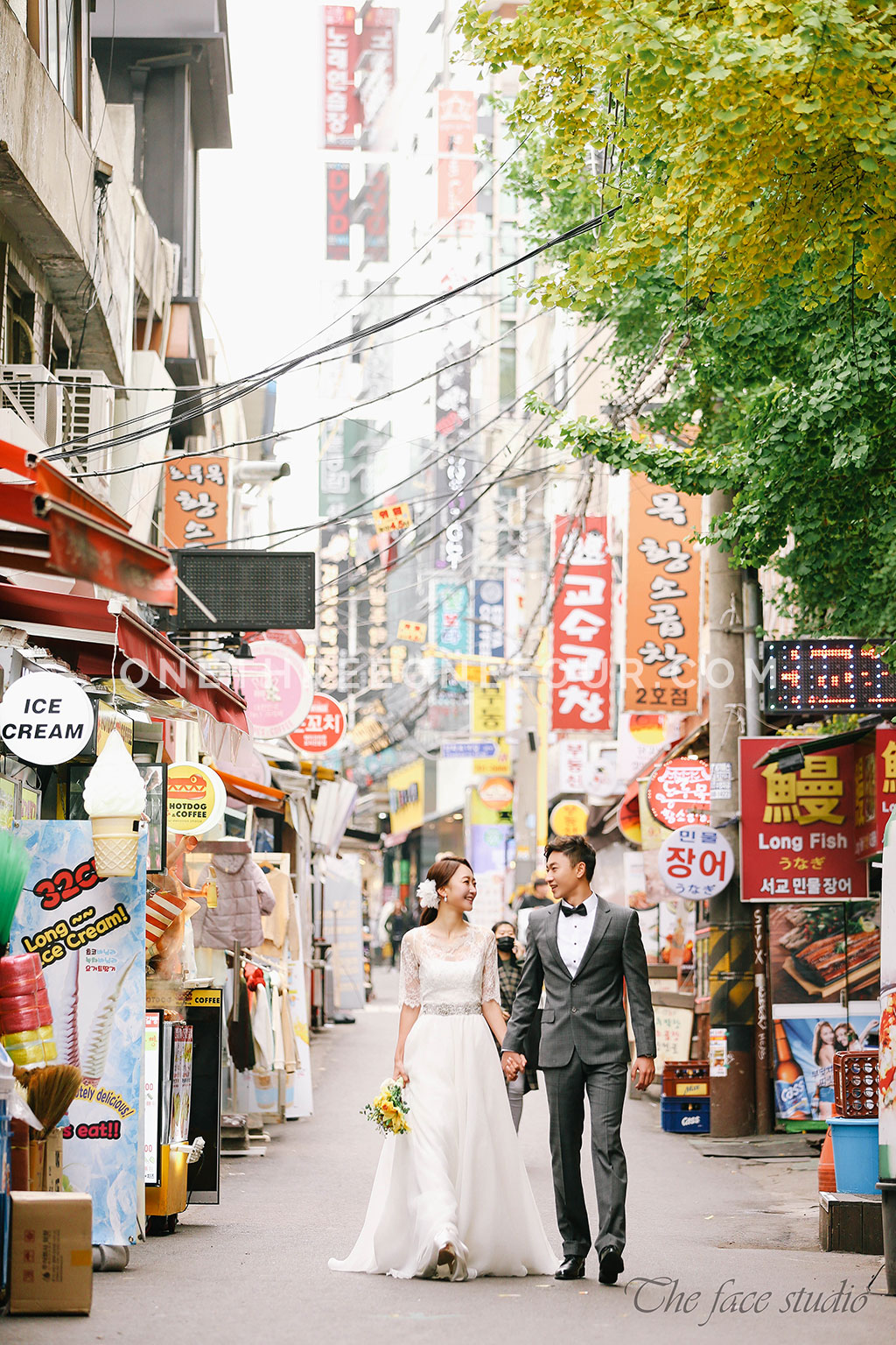 Korean Studio Pre-Wedding Photography: Outdoor by The Face Studio on OneThreeOneFour 1