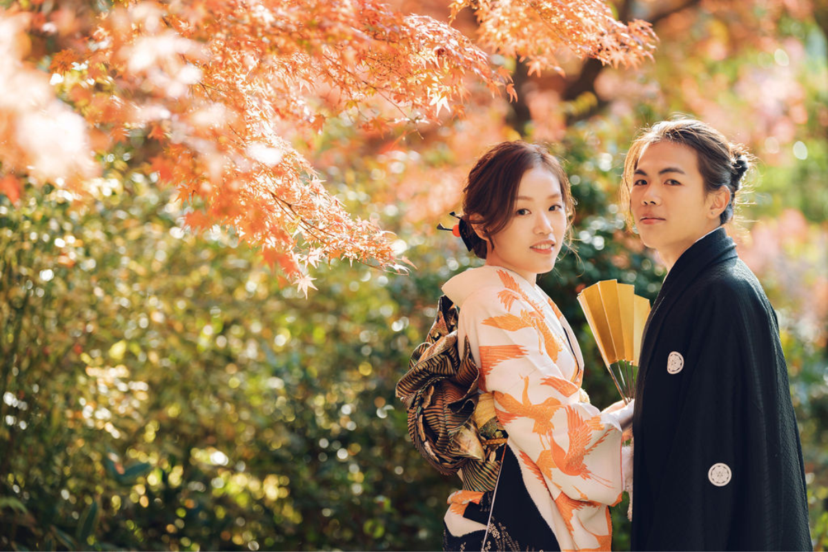 京都傳統的祗園區和服拍攝，以及奈良鹿園秋季婚紗拍攝 by Kinosaki on OneThreeOneFour 2