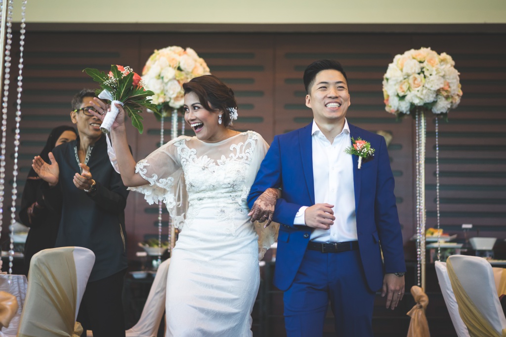 Singapore Wedding Day Photoshoot With Multi Racial Malay And Chinese Couple  by Michael  on OneThreeOneFour 27