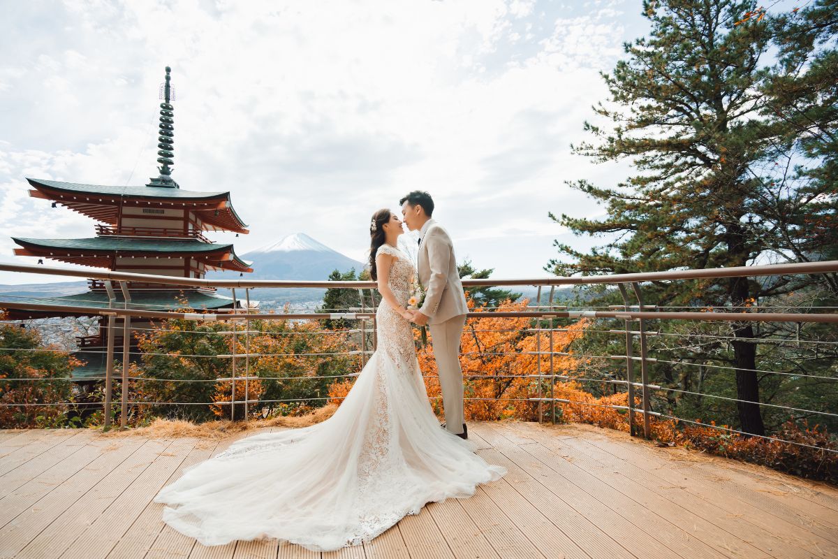 東京根津神社傳統和服拍攝. 以及忠霊塔和富士山的婚前拍攝 by Dahe on OneThreeOneFour 5