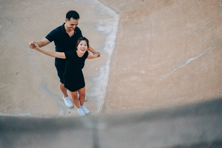 Singapore Casual Couple Photoshoot At East Coast Park - Xtreme Skatepark by Michael on OneThreeOneFour 0