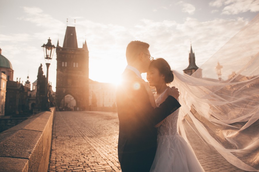 M&B: Prague Fairytale Pre-wedding Photoshoot  by Nika on OneThreeOneFour 12