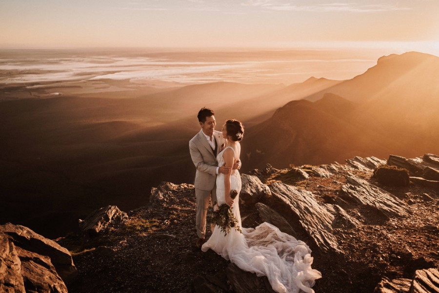 C&S: Perth pre-wedding overlooking a valley, with whimsical forest and lake scene by Jimmy on OneThreeOneFour 0