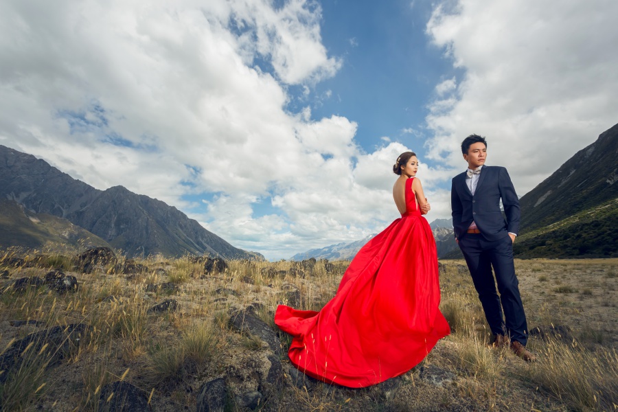 紐西蘭婚紗拍攝 - 蒂卡波與普卡基湖 by Xing on OneThreeOneFour 21