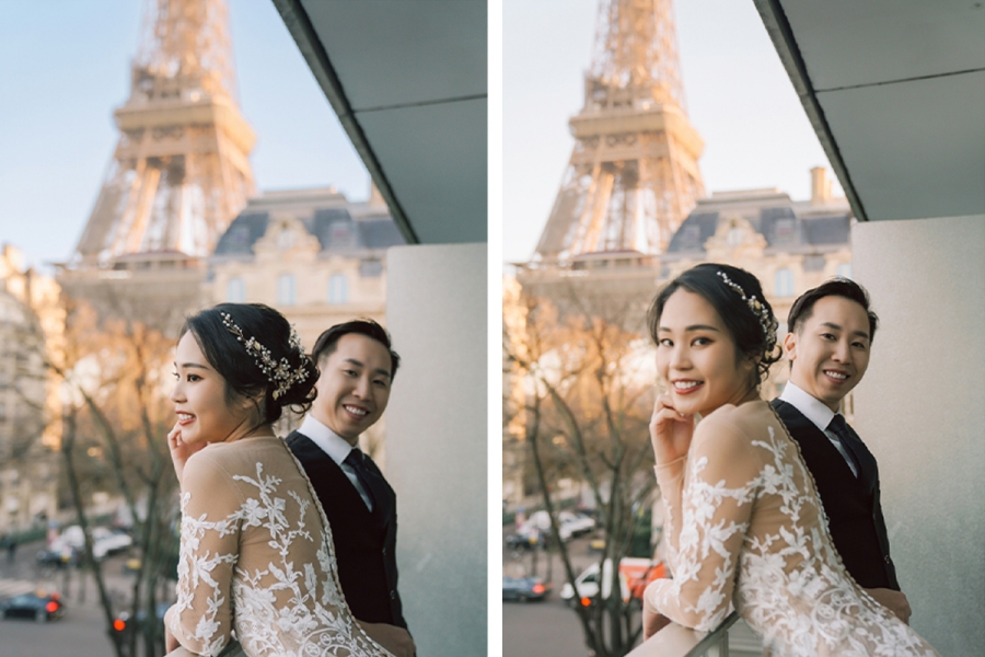 Elegance in Every Frame: Victoria & Eugene's Parisian Engagement Photoshoot by Vin on OneThreeOneFour 1