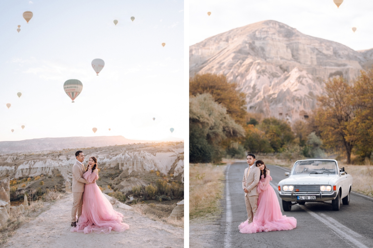 Cappadocia Pre-Wedding Photoshoot Hot Air Balloons Pasabag Valley Slot Canyon Carpet Shop Horse Ranch by Aric on OneThreeOneFour 1