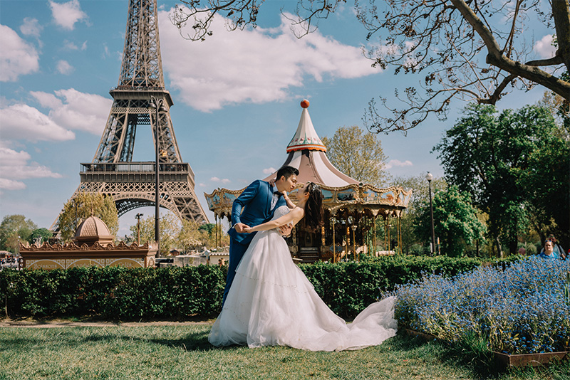 Overseas wedding photography in Paris 3