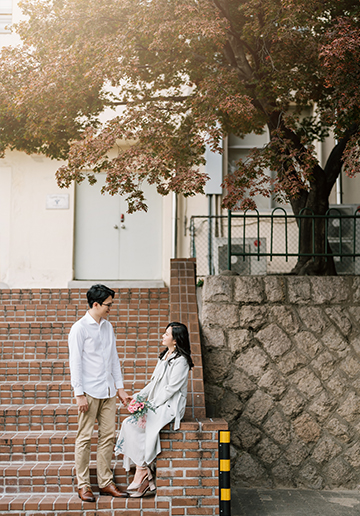 Korea Cutesy Couple Photoshoot around Bukchon Hanok Village & Samcheongdong