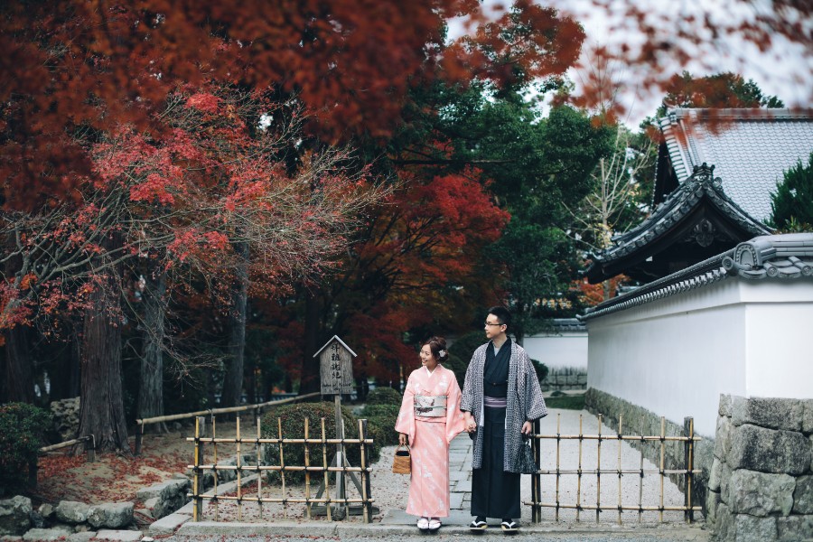A&R: Kyoto Autumn Pre-wedding Photoshoot by Jia Xin on OneThreeOneFour 5