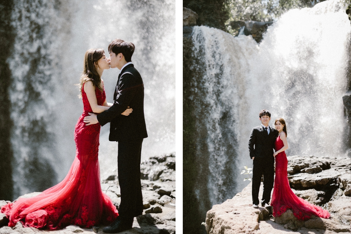 Bali Pre-Wedding Photoshoot with Mt . Batur, Tegenungan Waterfalls, and Twin Cliff Valley by Cahya on OneThreeOneFour 15